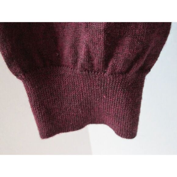 Joseph & Lyman Mens Sweater NWOT Size XXL Burgundy Blend 100% Merino Wool - Picture 6 of 9